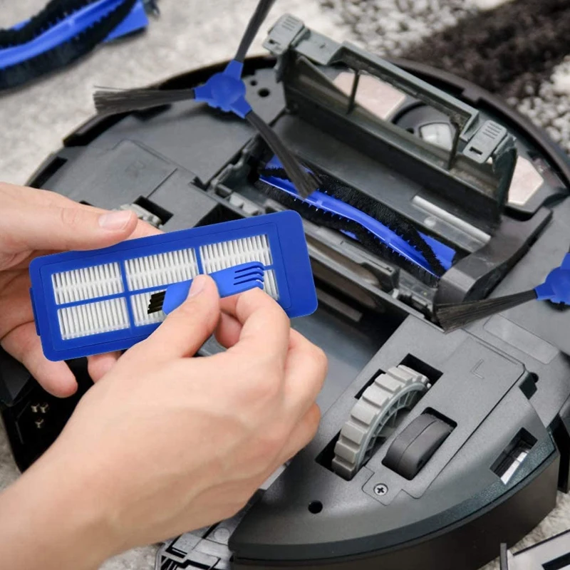 

16 Pcs Spare Parts Accessories Set Main Brush Cover Filter Brush for Eufy RoboVac 11S MAX, 15C MAX, 30C MAX