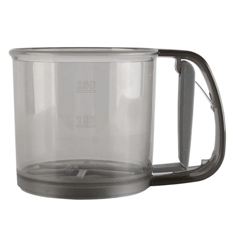 

Handheld Flour Sieve Cup Powder Mesh Sieve Kitchen Bakeware Baking Icing Sugar Shaker Sifter for Pastry Cakes Decorating Tools