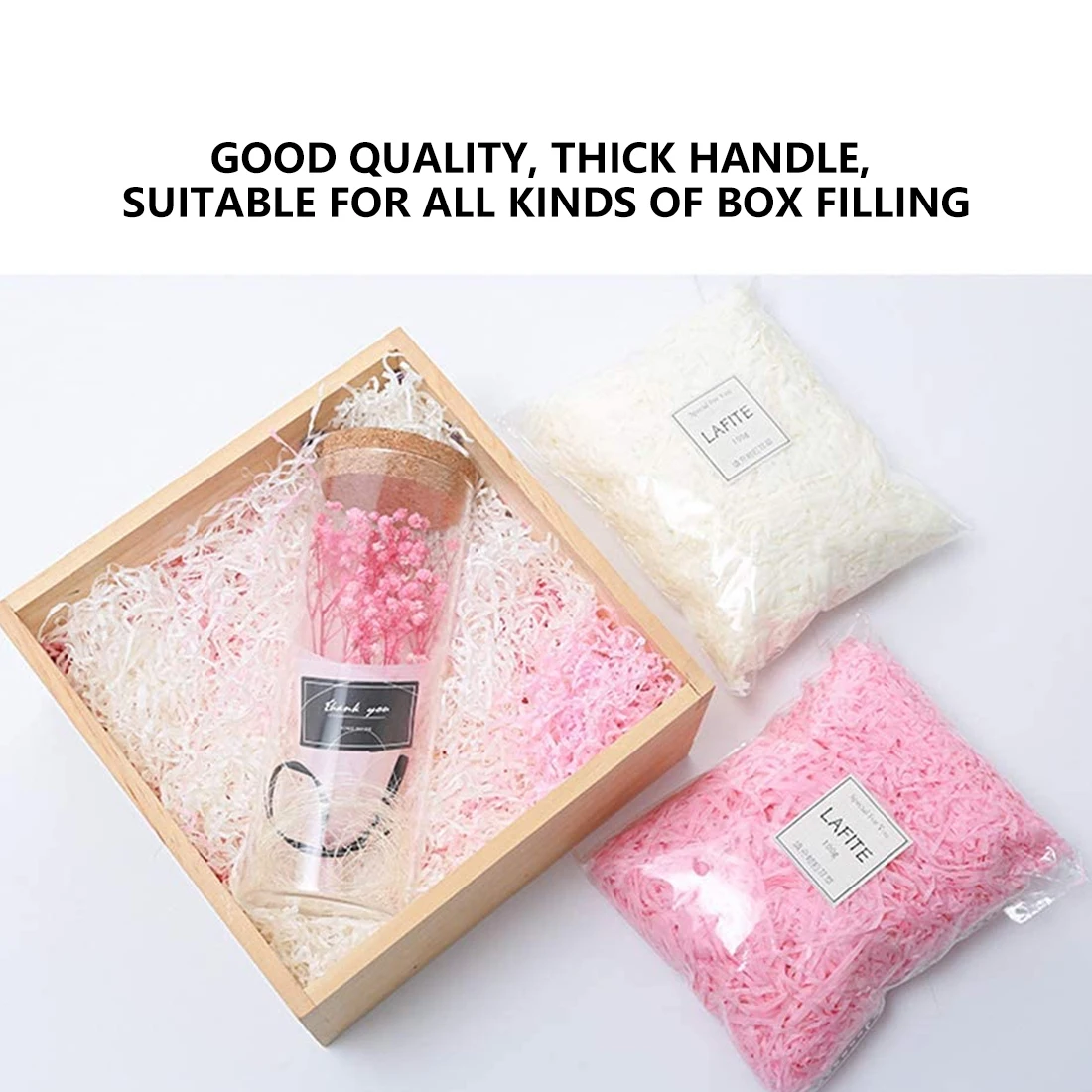 

20g Colorful Shredded Crinkle Paper Raffia Candy Boxes DIY Gift Box Filling Material Wedding Marriage Home Festive Decoration