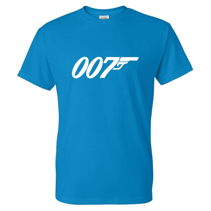 2021 New Vintage James Bond T-shirt 007 Retro Funny Sports Casual Men Women Tshirt Vintage Cotton Funny T shirt Top