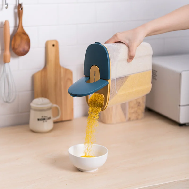 2.5л пластиковый герметичный контейнер для хранения пищевых продуктов прозрачный