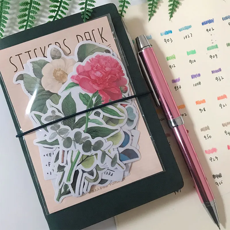 22 шт./пакет эвкалипт шаровидный цветок Стикеры DIY ремесло Скрапбукинг альбом