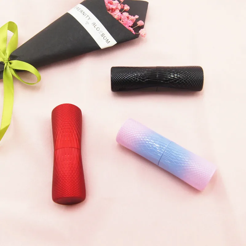 

5/10/30/50pcs Black Serpentine Plastic Empty DIY Lipsticks Containers Tubes snakeskin Shell Lips Cosmetic Tools lipstick tube