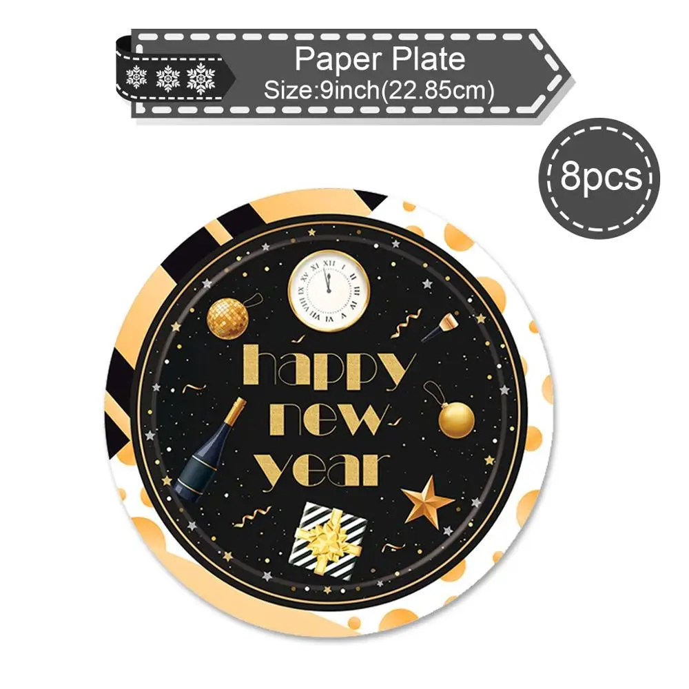 9inch Paper Plate Новогодняя фоторамка из фольги с воздушным шаром рождественские украшения для дома рождественские украшения Noel Navidad рождественские украшения - Цвет: 9inch Paper Plate