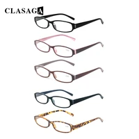 clasaga 4 pack prescription reading glasses spring hinge men and women hd reader eyeglasses diopter1 02 03 05 06 0