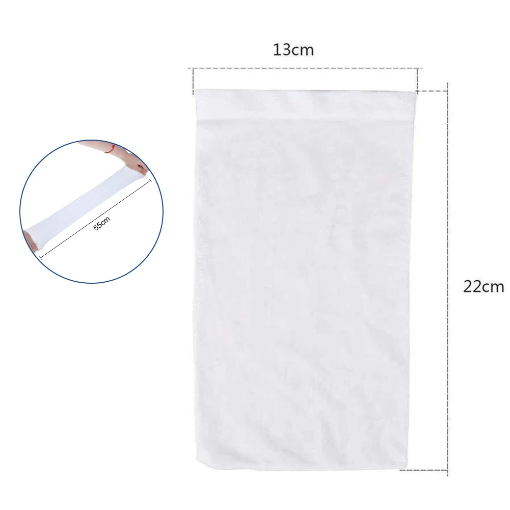 

5/10/15/20pcs Filter Storage Pool Skimmer Socks Nylon Swimming Pool Filter Socks For Baskets Skimmers White Pool Supply