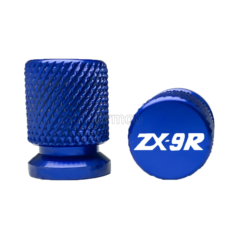 

For KAWASAKI ZX9R ZX-9R Motorcycle Accessorie Wheel Tire Valve Stem Caps CNC Airtight Covers