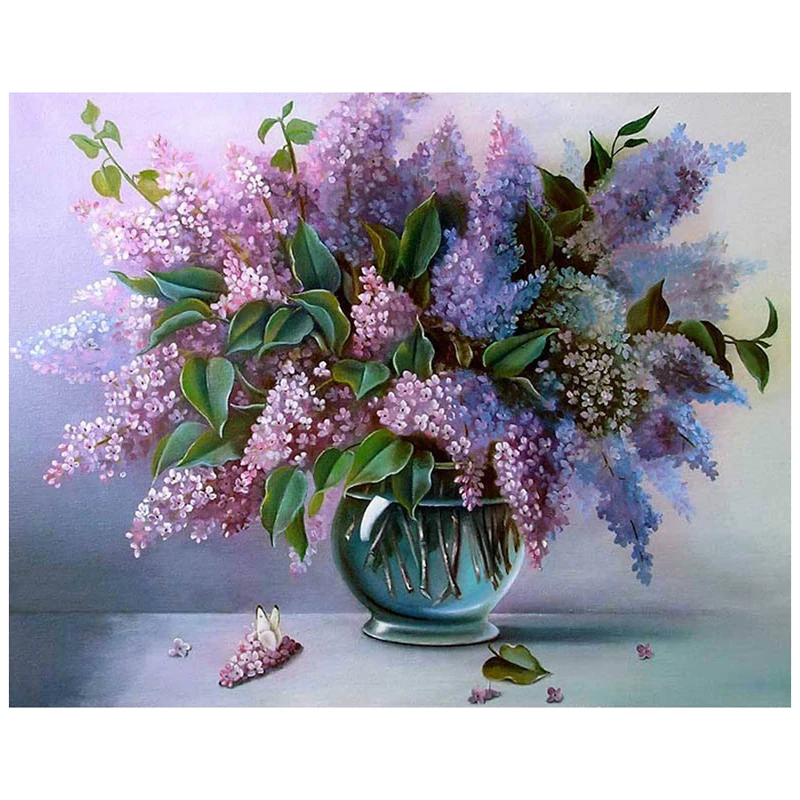 Full square round diamond painting accessories 5d puzzle pictures embroidery purple starry sky mosaic cross stitchZP-3129 | Дом и сад