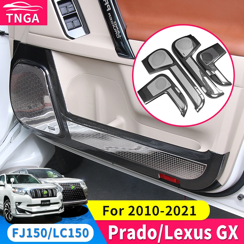 

For Toyota Land Cruiser Prado 150 Lc150 Fj150 2021-2010 Car Door Protective Pad Speaker Cover Interior Modification Accessories