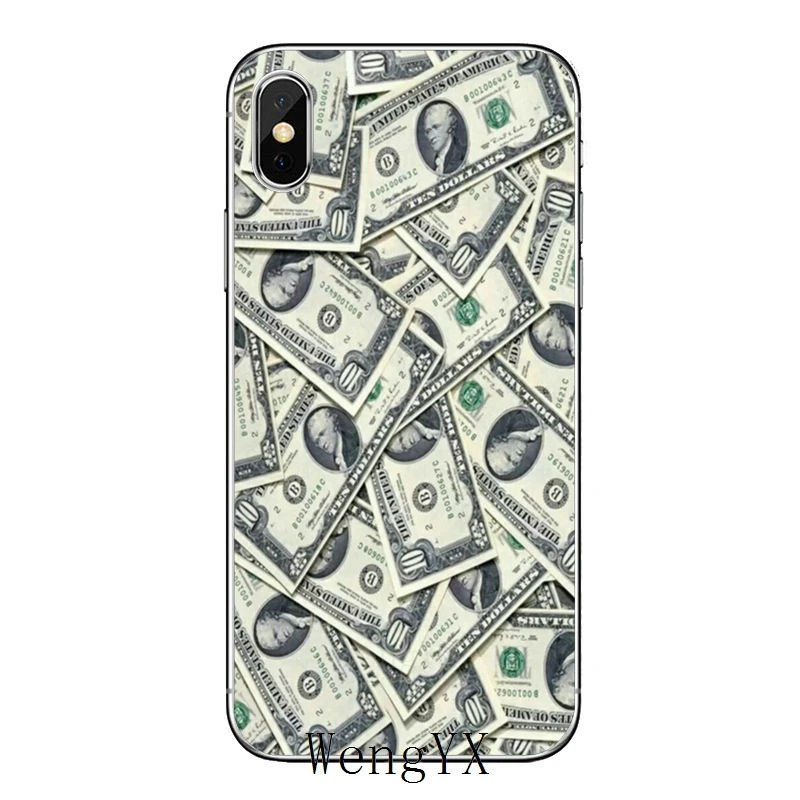 Для iPhone 11 pro XR X XS Max 8 7 6s plus SE 5s 5c iPod Touch 5 6 Чехол для денег долларов купюр Бен Франклин - Цвет: Ben-Franklin-A-07