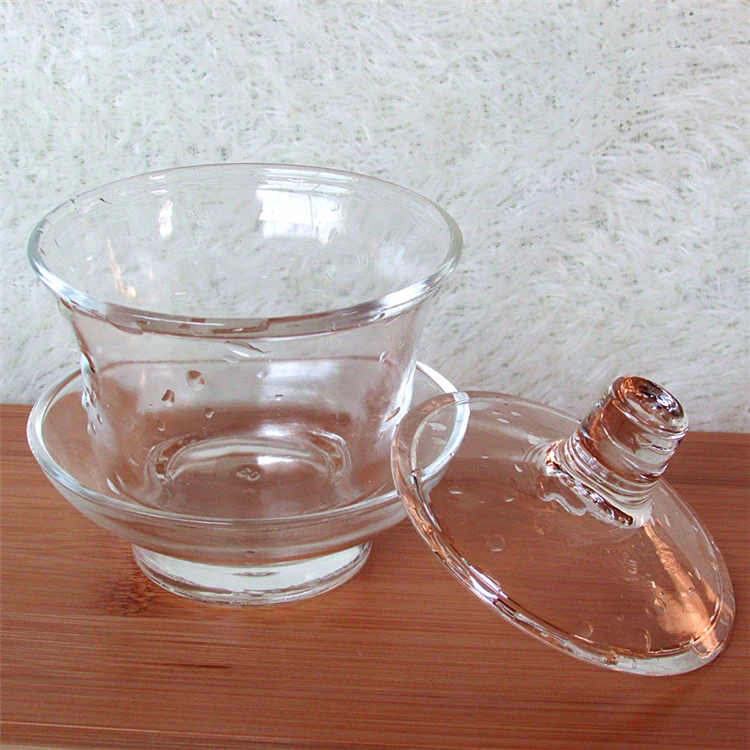 [Грандиозность] Термостойкое Высокопрочное прозрачное стекло Gaiwan среднего