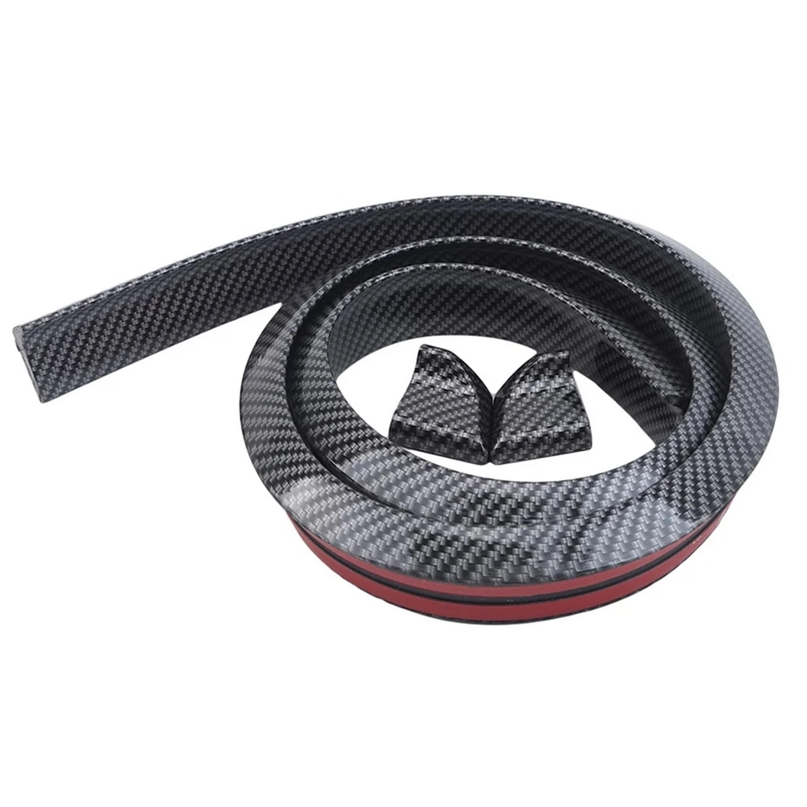 

1.5M 5D Carbon Fiber Pattern Spoilers DIY Modified Tail Refit Spoiler Car-Styling Auto Rear Wing Lip Trim Sticker Universal