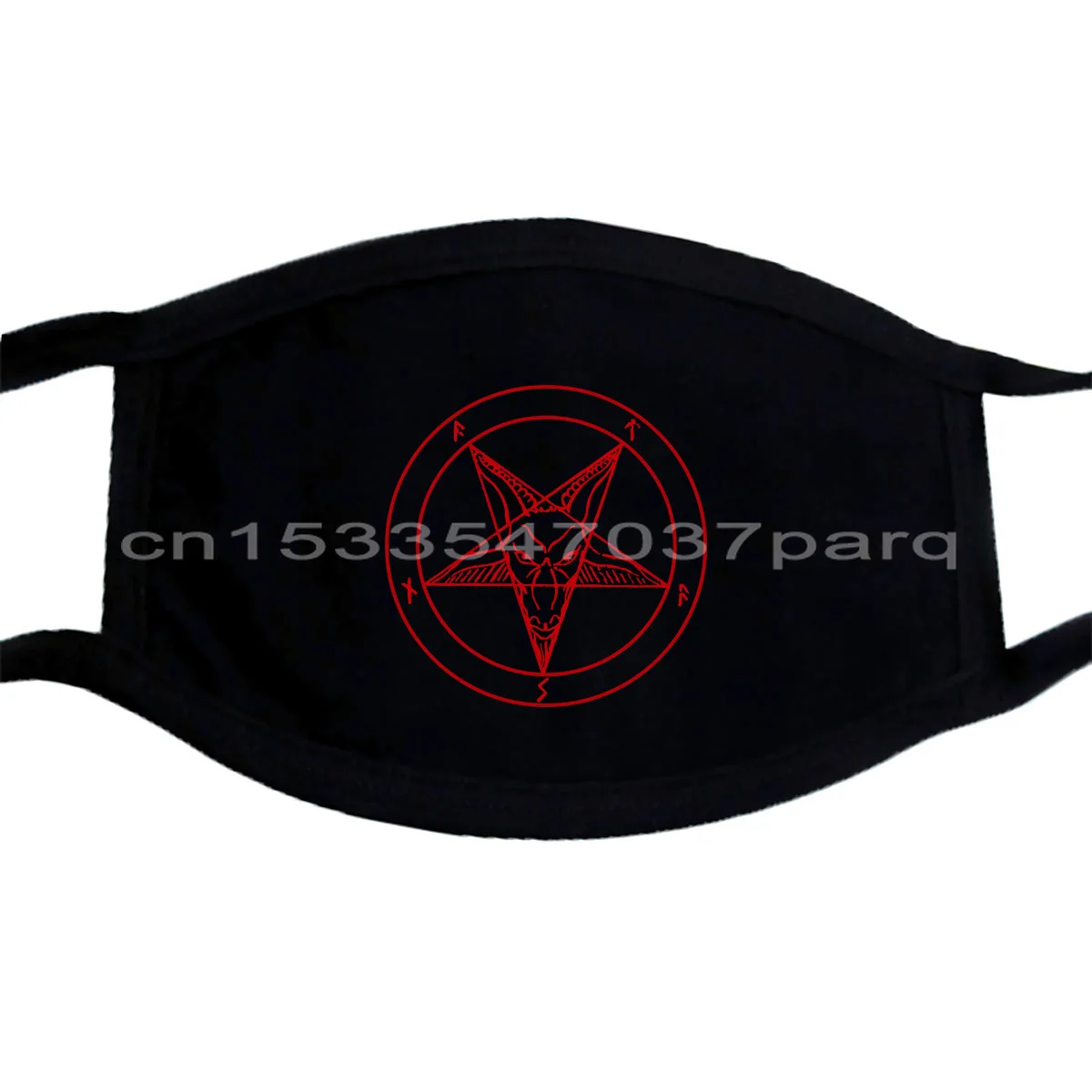 BAPHOMET пентаграмма знак маски-Aleister Crowley Pentagramm сатановый круг 666 крутая Повседневная