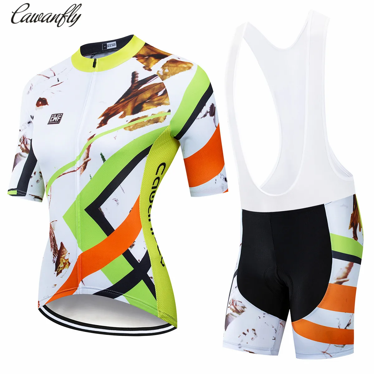 

Женская велосипедная майка на молнии, с коротким рукавом