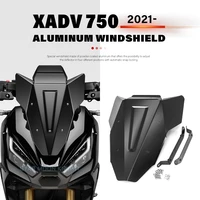 motorcycle aluminum windscreen windshield wind shield deflector fit for honda xadv 750 x adv 750 x adv xadv750 x adv750 2021