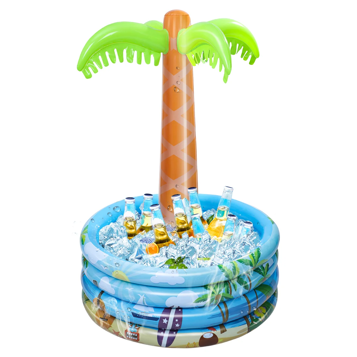 

IBASETOY 90x120 см надувной кулер для пальмы летний пляжный стиль держатель для воды и бассейна для вечеринки