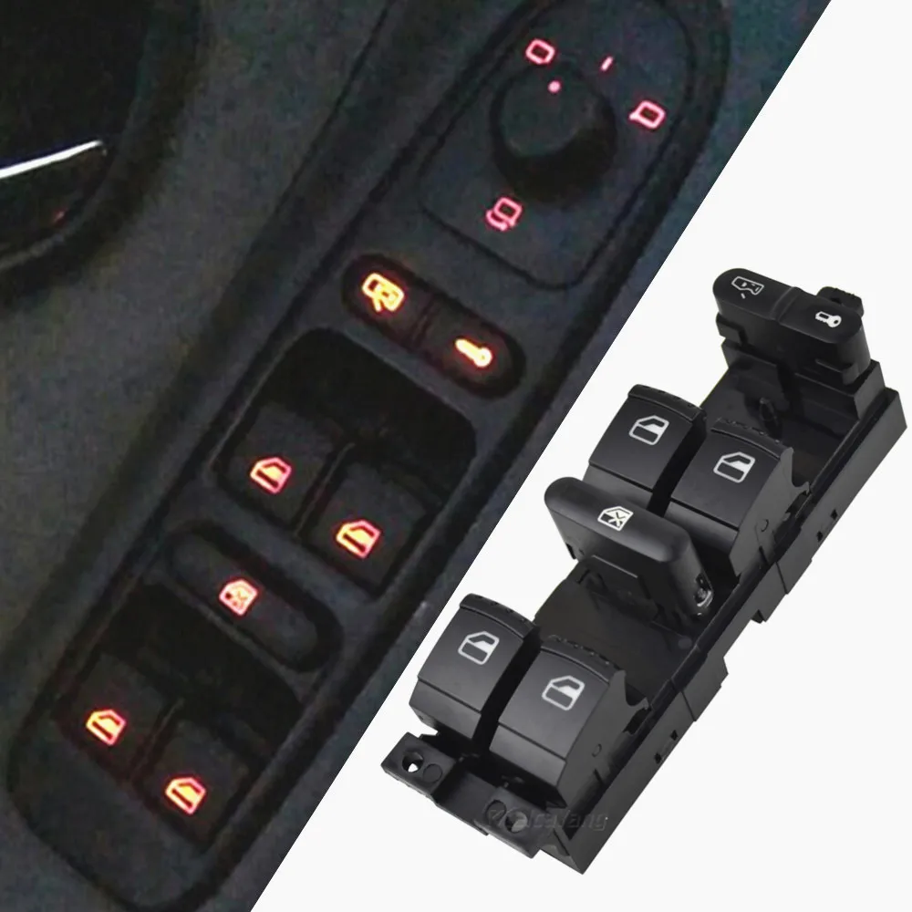 

Hight quality master Window Control Switch Button for VW 99-04 GTI Golf 4 Jetta MK4 BORA BEETLE Passat B5 B5.5 Seat Leon TOLEDO