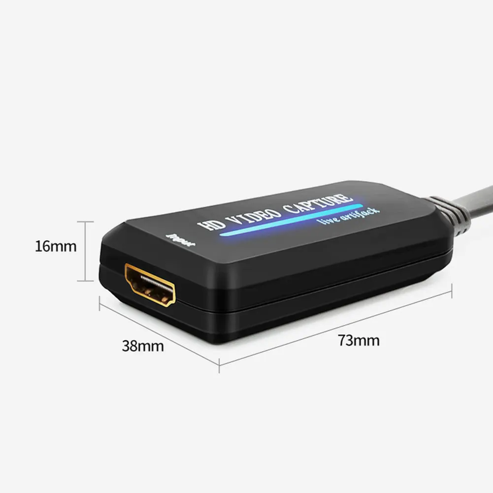 

4K Video capture Card USB to HDTV Compatible Video Grabber Record Box for PS4 Game Live Streaming Switch Live Broadcast Camera