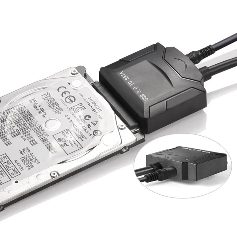 USB 3 0 SATA Мощность адаптер для 5 дюймов HDD 2 дюймовый жесткий диск SSD украшенное