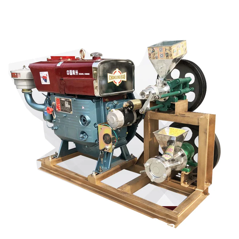 Круглый тип кукурузы риса использова машина для закуски или животных экструдер