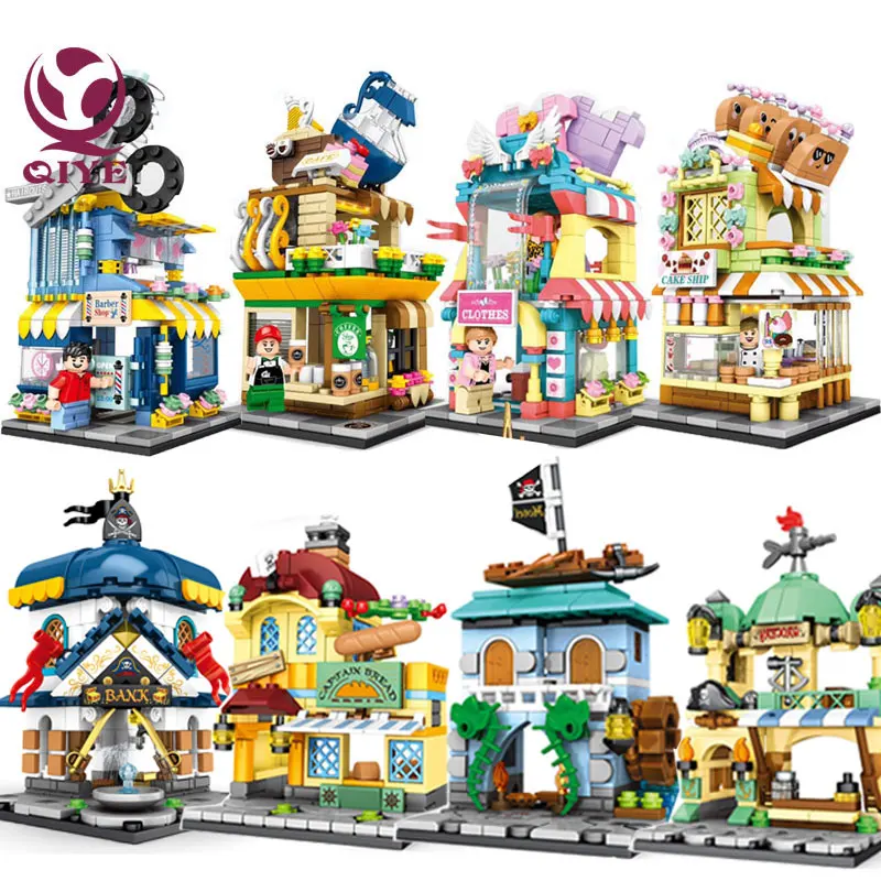 QIYE пиратский Мини магазин кофейных тортов уличный просмотр Lepining Bank гостиничный