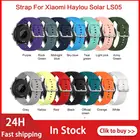 Ремешок для смарт-часов Xiaomi Haylou Solar LS05, спортивный браслет серебристого цвета с пряжкой, аксессуары для умных часов