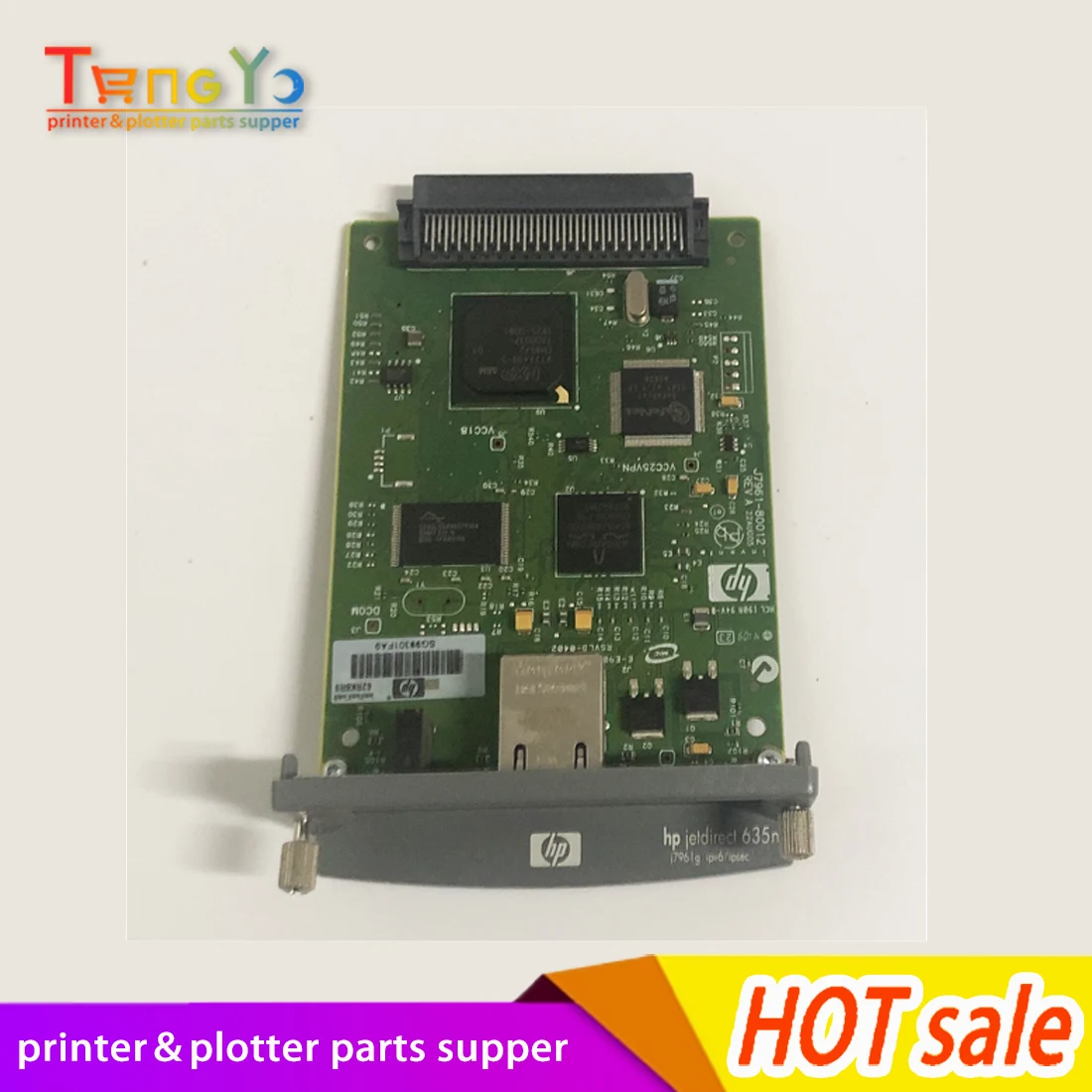 JetDirect 635N J7961G Бесплатная доставка 90% новая Оригинальная сетевая карта для сервера