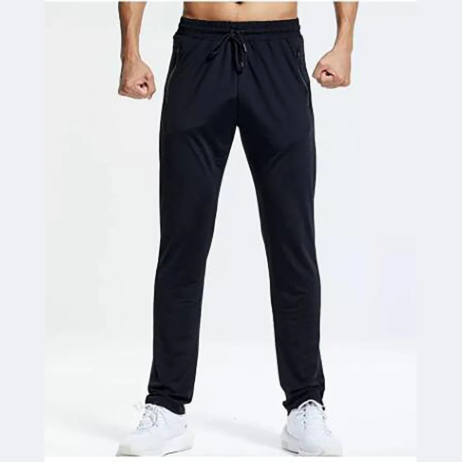 

Ice silk Quick dry comfortable Men Running Pants Soccer basketball Training Trousers Jogging Fitness Gym Workout Sport Pants New