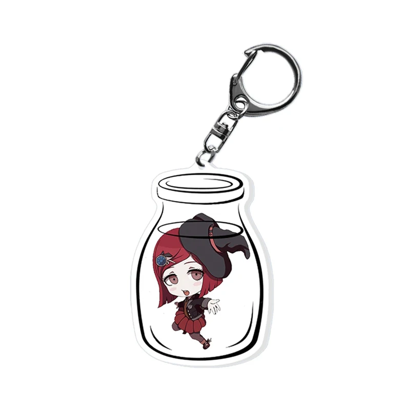 Лидер продаж брелок для ключей Danganronpa V3 Q версия Kaede Akamatsu IU Iruma Kokichi Oma акриловые