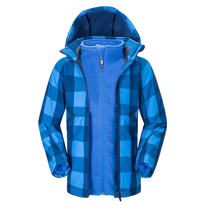 Зимняя детская Лыжная куртка водонепроницаемое пальто с капюшоном для сноуборда