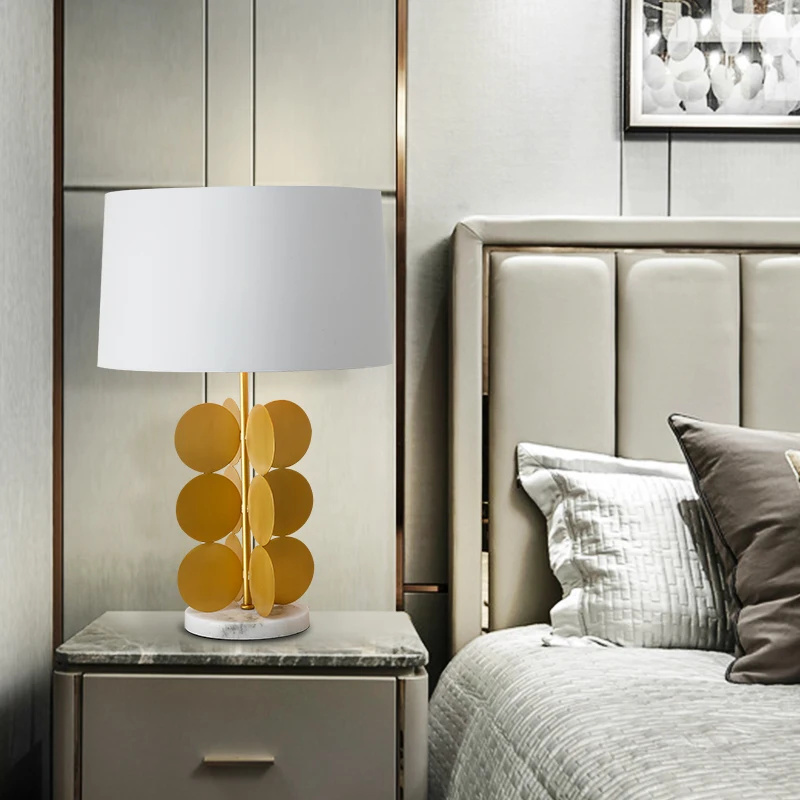 Современные золотые краски для выпечки настольная лампа E27 художественные