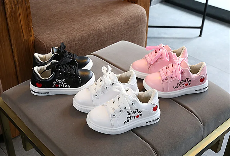 

Xiaying Children sports shoes new girl fashionable all-around school white shoes in spring autumn 2019 boy breathable soft 068