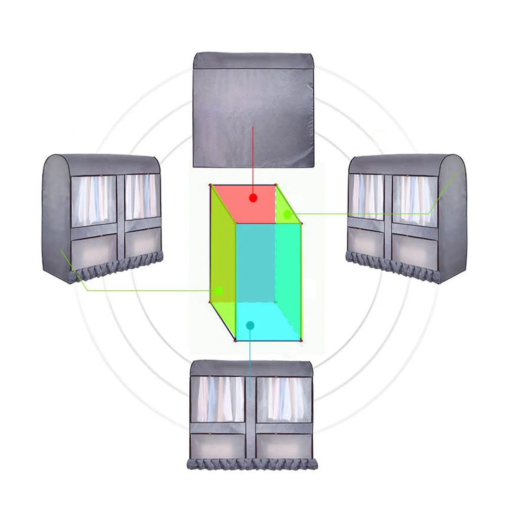 Прозрачный пылезащитный чехол для гардероба вешалка одежды водонепроницаемый