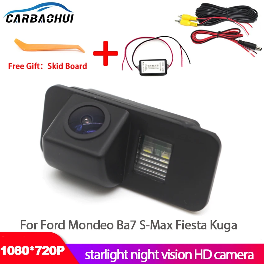 

Rear view Reverse Reversing Parking Camera CCD HD Night Vision Waterproof High quality RCA For Ford Mondeo Ba7 S-Max Fiesta Kuga