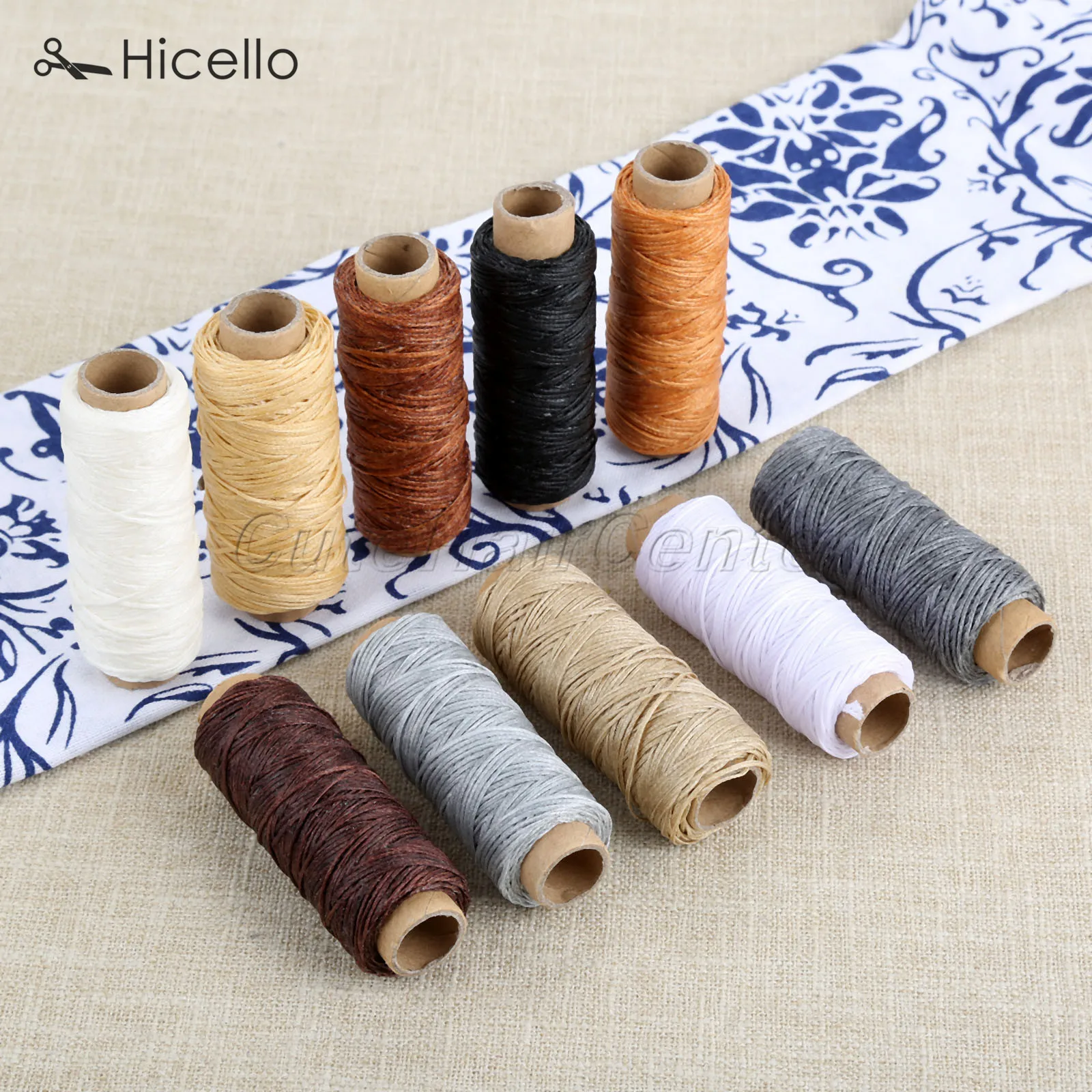 10 шт./компл. 150D плоская восковая линия для шитья рулонов ниток цветов ручная