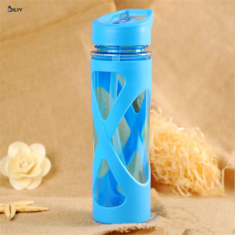 Герметичная герметичная соломинка 580 мл спортивная чашка пластиковая бутылка