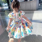 Детское летнее платье, расклешенное, на день рождения, От 1 до 8 лет