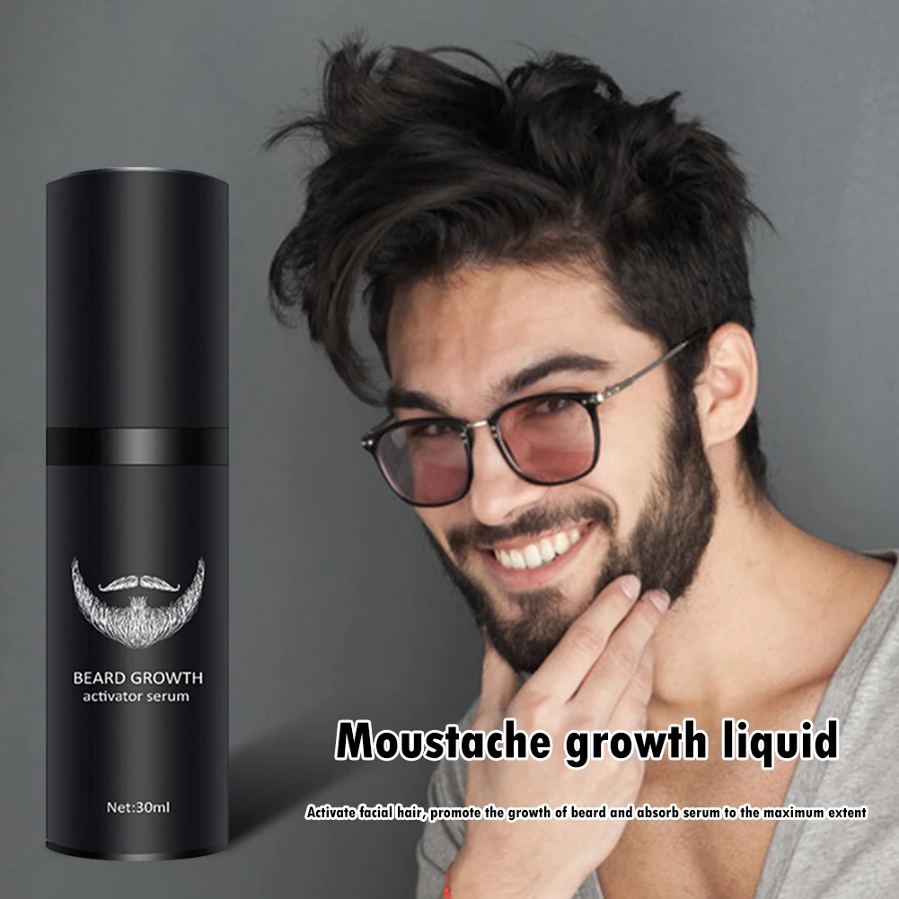 

3/2pcs Men Beard Growth Serum Hair Growth Enhancer Thicker Oil Nourishing Leave-in Conditioner Beard Grow Set 30ml