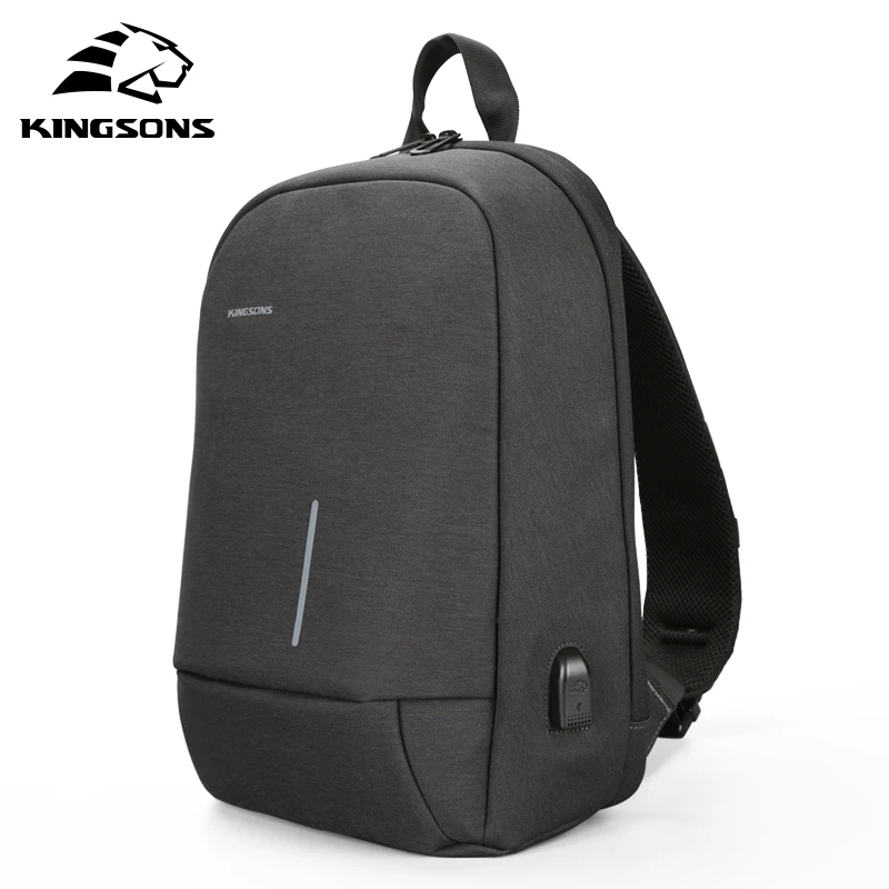 Маленькие Мужские сумки через плечо Kingsons сумка мессенджер Повседневная на одно