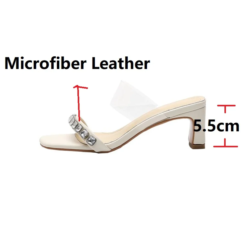 

2021 New Arrival Women Summer Crystal Rhinestone Diamond Slippers Woman Cool Beach Slides Clear Strap Shoe Flip Flops Beige Nude