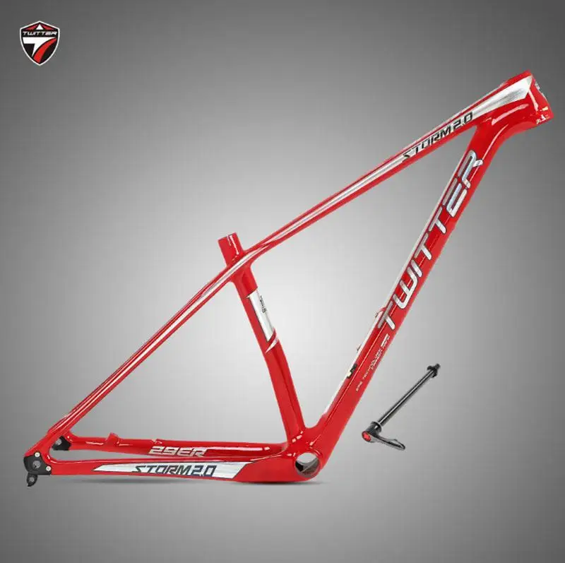 MTB Carbon Frame Twitter Storm2.0 Thru Type 27.5*15