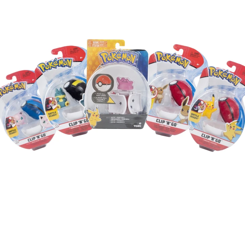 Оригинальная модель Tomy Pokemon Go 2 поколения флип-покебол бокс Боевая версия Детская