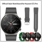 Ремешок кожаный 22 мм для HUAWEI Watch GT 2 Pro GT2 2e, Аксессуары для Samsung Galaxy Watch 46 мм 3 Gear S3 Amazfit GTR 47 мм