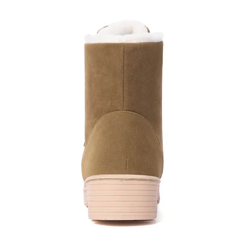 RIZABINA/женские теплые зимние ботинки Новое поступление 2020 года Ботильоны с