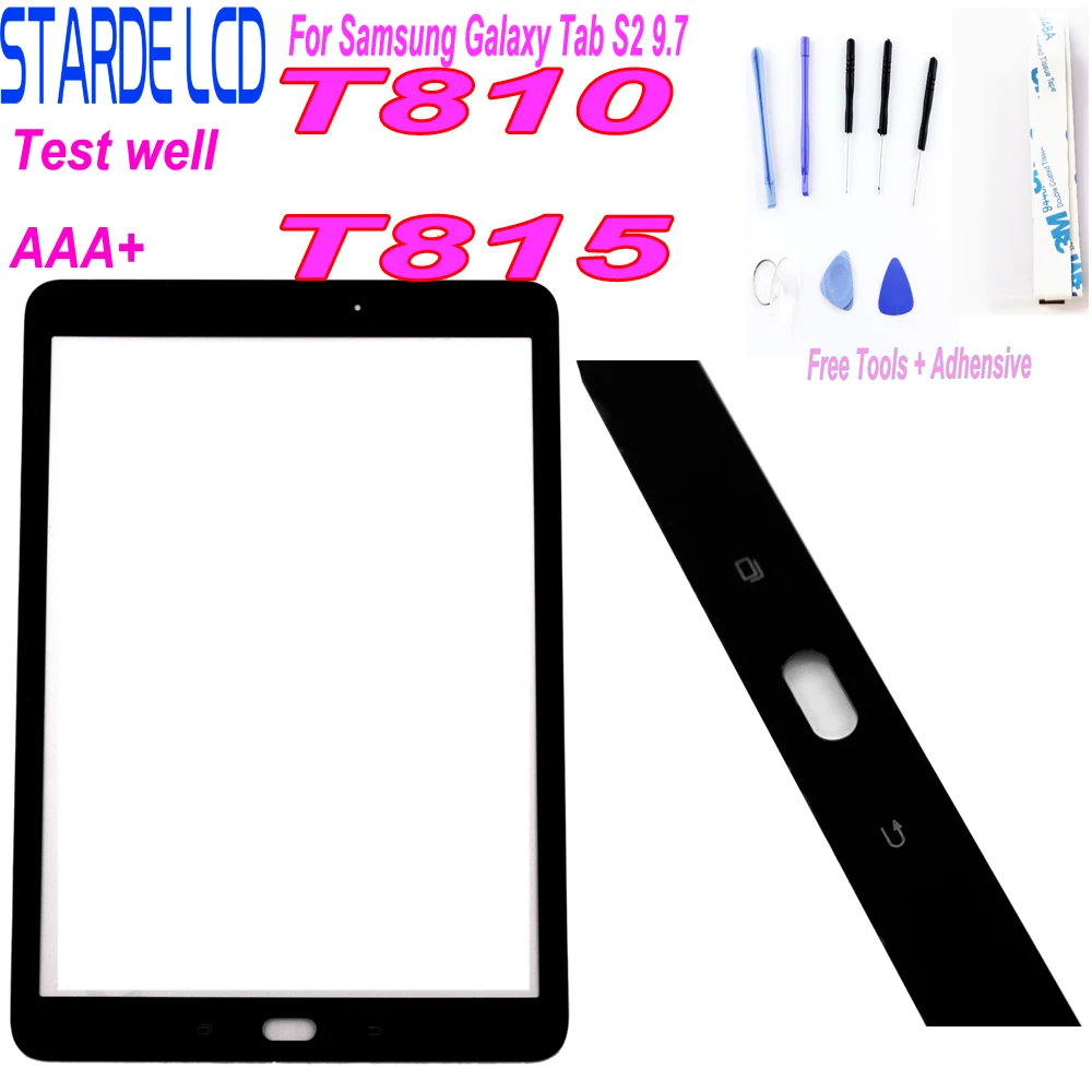 Для Samsung Galaxy Tab S2 9,7 T810 T815 Передний сенсорный экран дигитайзер панель Стекло сенсор запасные части
