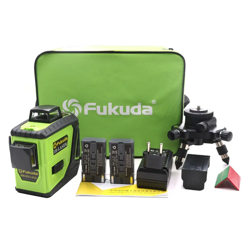 

12 Line laser level 360 Vertical And Horizontal Laser Level Self-leveling Cross Line 3D 515NM Sharp Green Laser Level outdoor