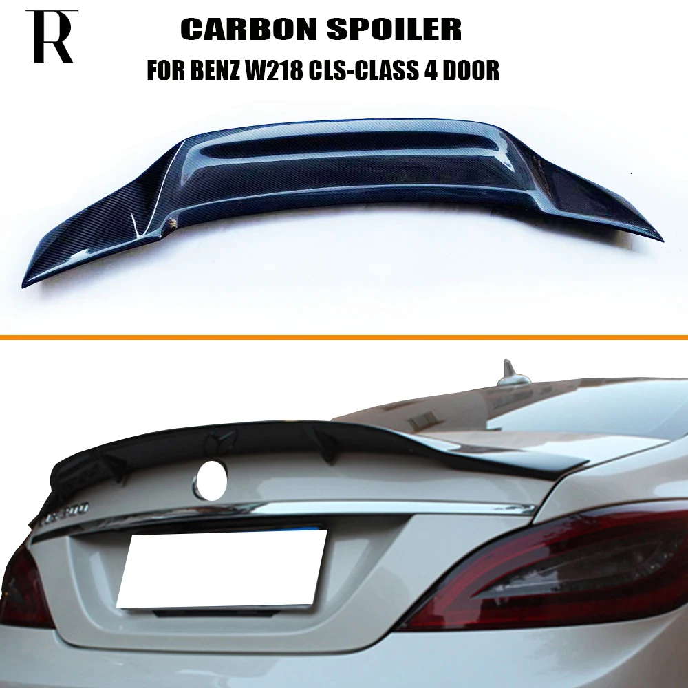 Спойлер для заднего багажника из углеродного волокна R Style Benz W218 Cls clss Cls300 Cls350 Cls500