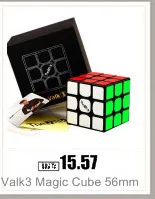 Qiyi Qidi 2x2x2 магический скоростной кубик Карманный головоломка без наклеек Профессиональный скоростной кубик 2х2 образовательные забавные игрушки для детей