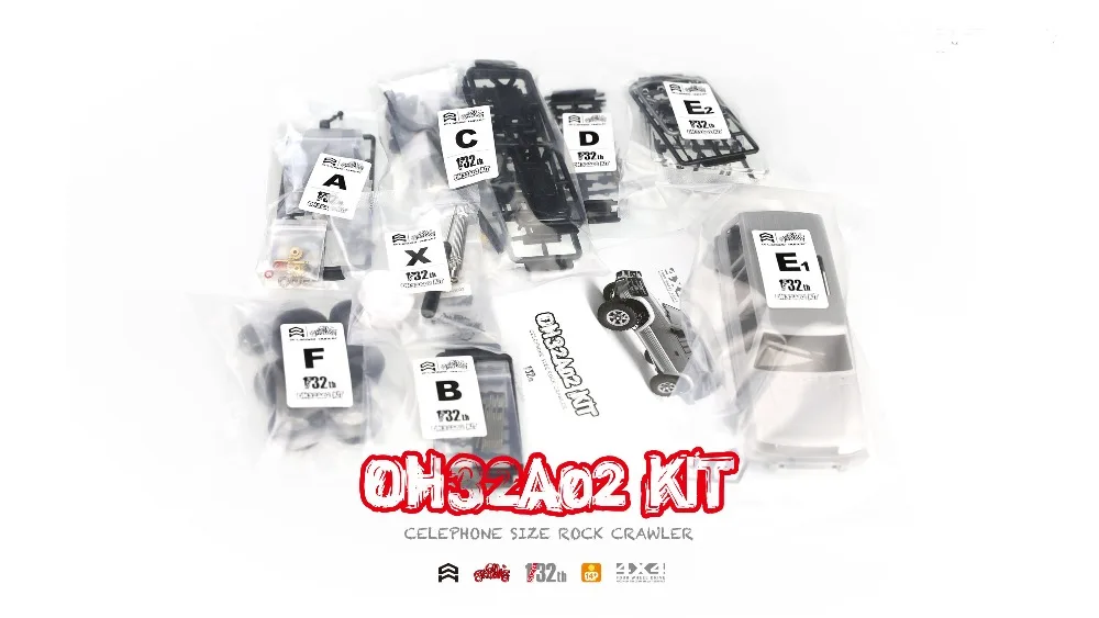Orlandoo Охотник RC альпинистский автомобиль комплект для A02 Pajero RC гусеничная модель автомобиля Собранный DIY части Аксессуары