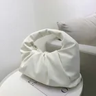 Женская сумка через плечо, из искусственной кожи, однотонная, в стиле ретро